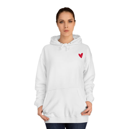 “ How He loves us”, Unisex College Hoodie