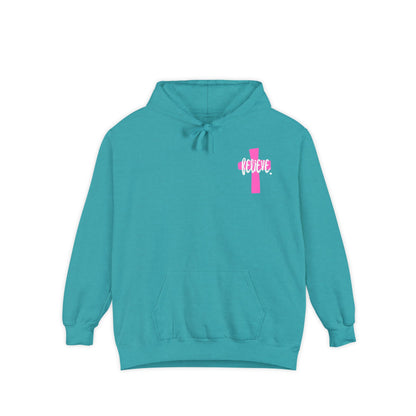 ‘’ walk by Faith” Unisex Garment-Dyed Hoodie