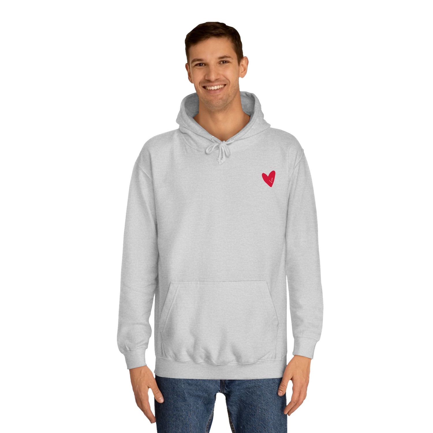 “ How He loves us”, Unisex College Hoodie