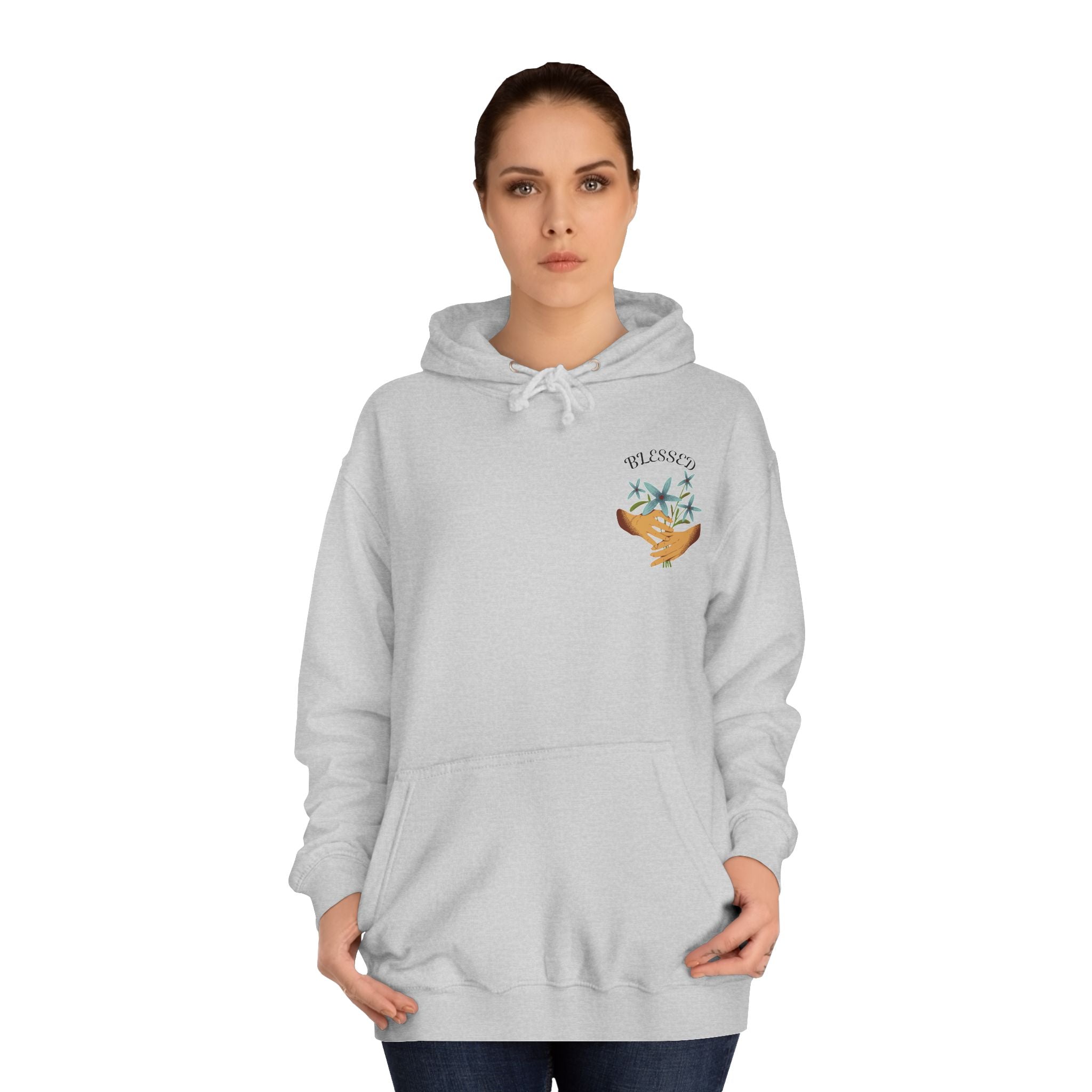 “ On My Way”,Unisex College Hoodie