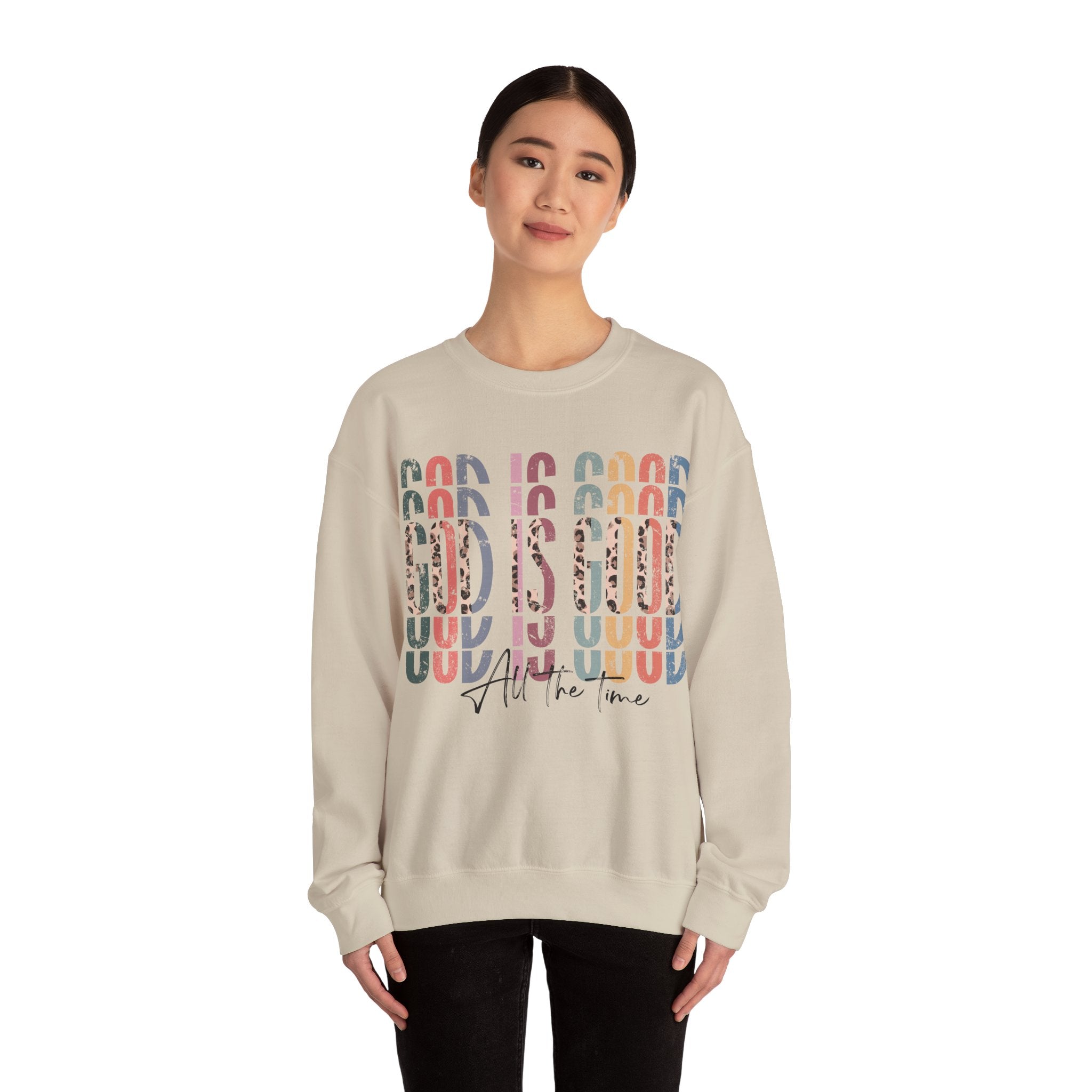 God is good, Unisex Heavy Blend™ Crewneck Sweatshirt