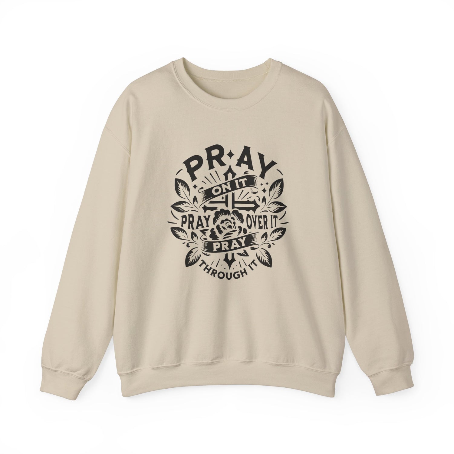 Pray over it Unisex Heavy Blend™ Crewneck Sweatshirt