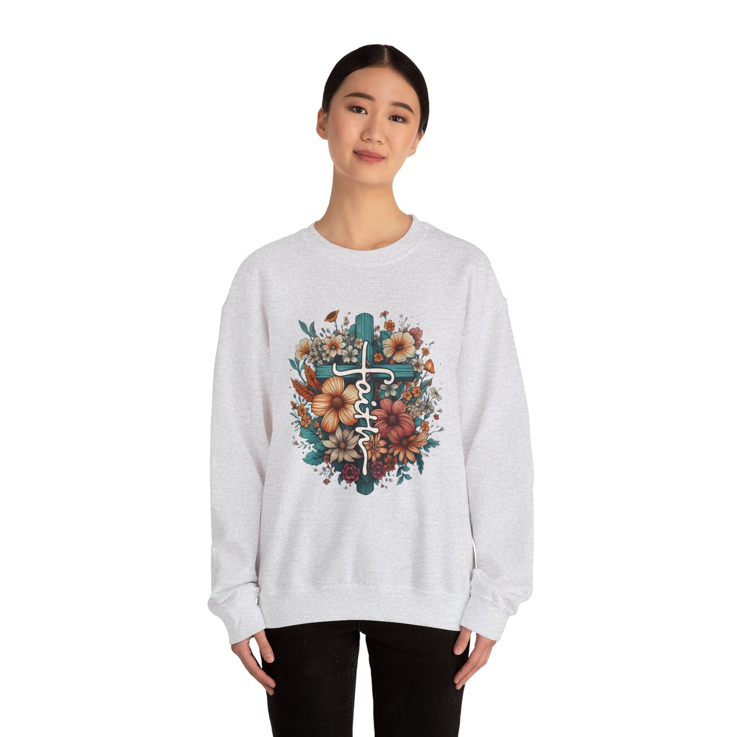 Faith Unisex Heavy Blend™ Crewneck Sweatshirt