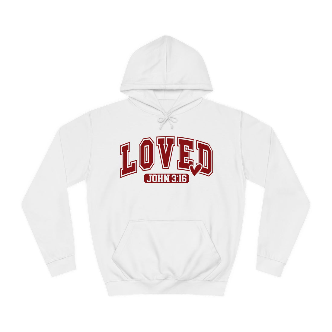 “ Loved” Unisex College Hoodie