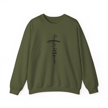 Faith, Unisex Heavy Blend™ Crewneck Sweatshirt