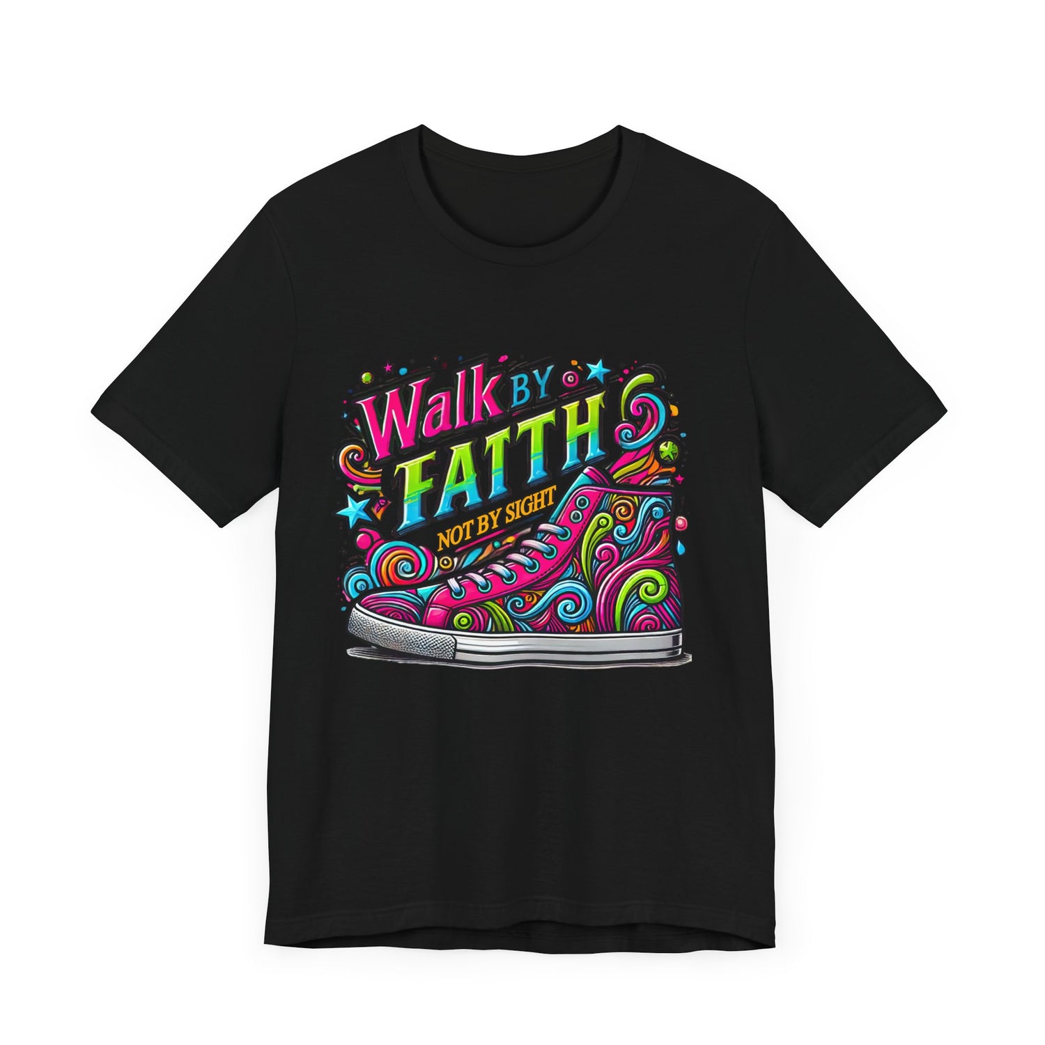 Unisex Jersey Short Sleeve Tee ‘Walk by faith”