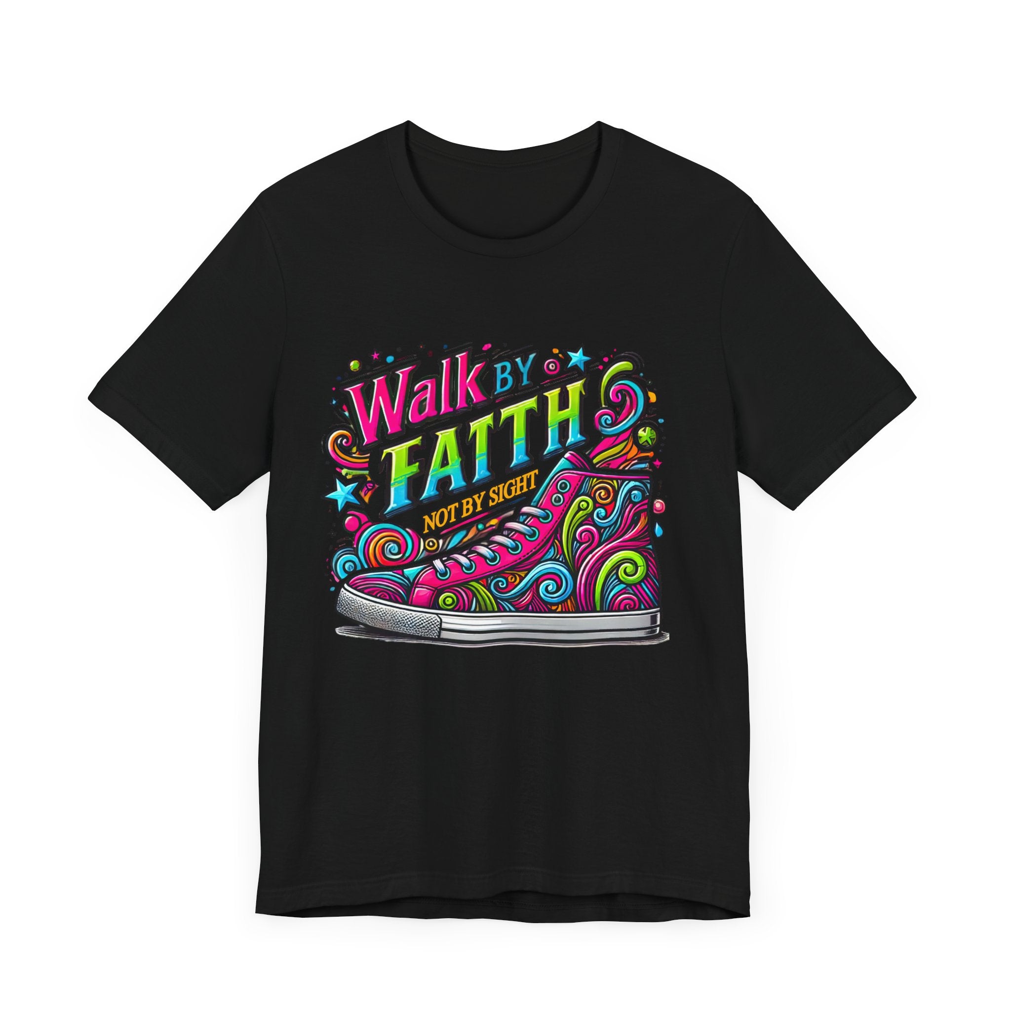 Unisex Jersey Short Sleeve Tee ‘Walk by faith”