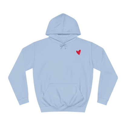 “ How He loves us”, Unisex College Hoodie