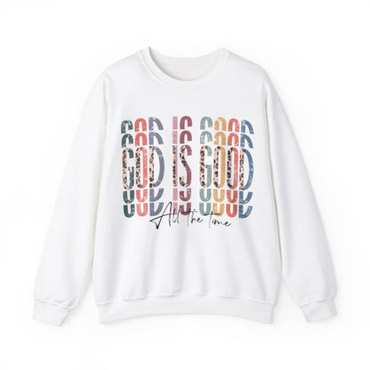 God is good, Unisex Heavy Blend™ Crewneck Sweatshirt