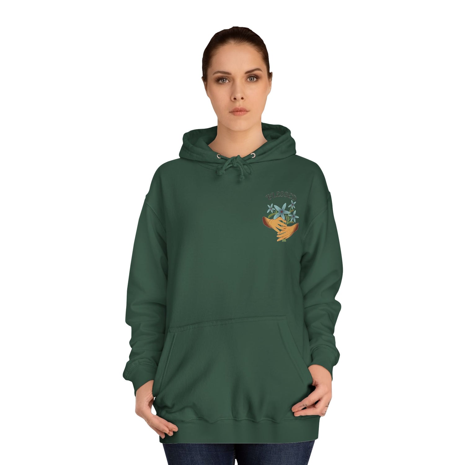 “ On My Way”,Unisex College Hoodie