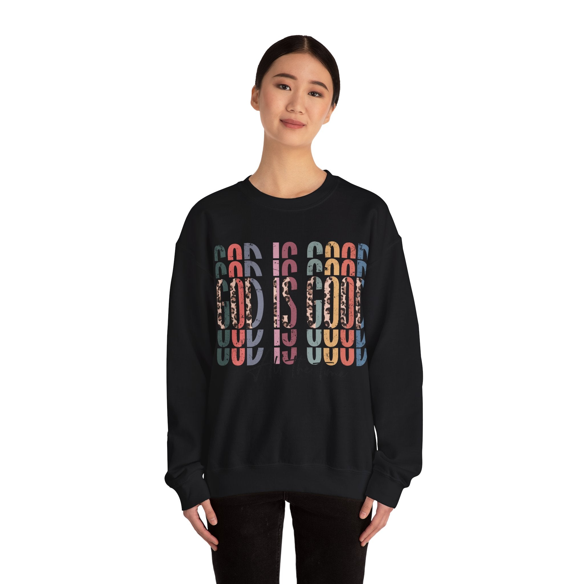 God is good, Unisex Heavy Blend™ Crewneck Sweatshirt