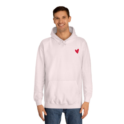 “ How He loves us”, Unisex College Hoodie