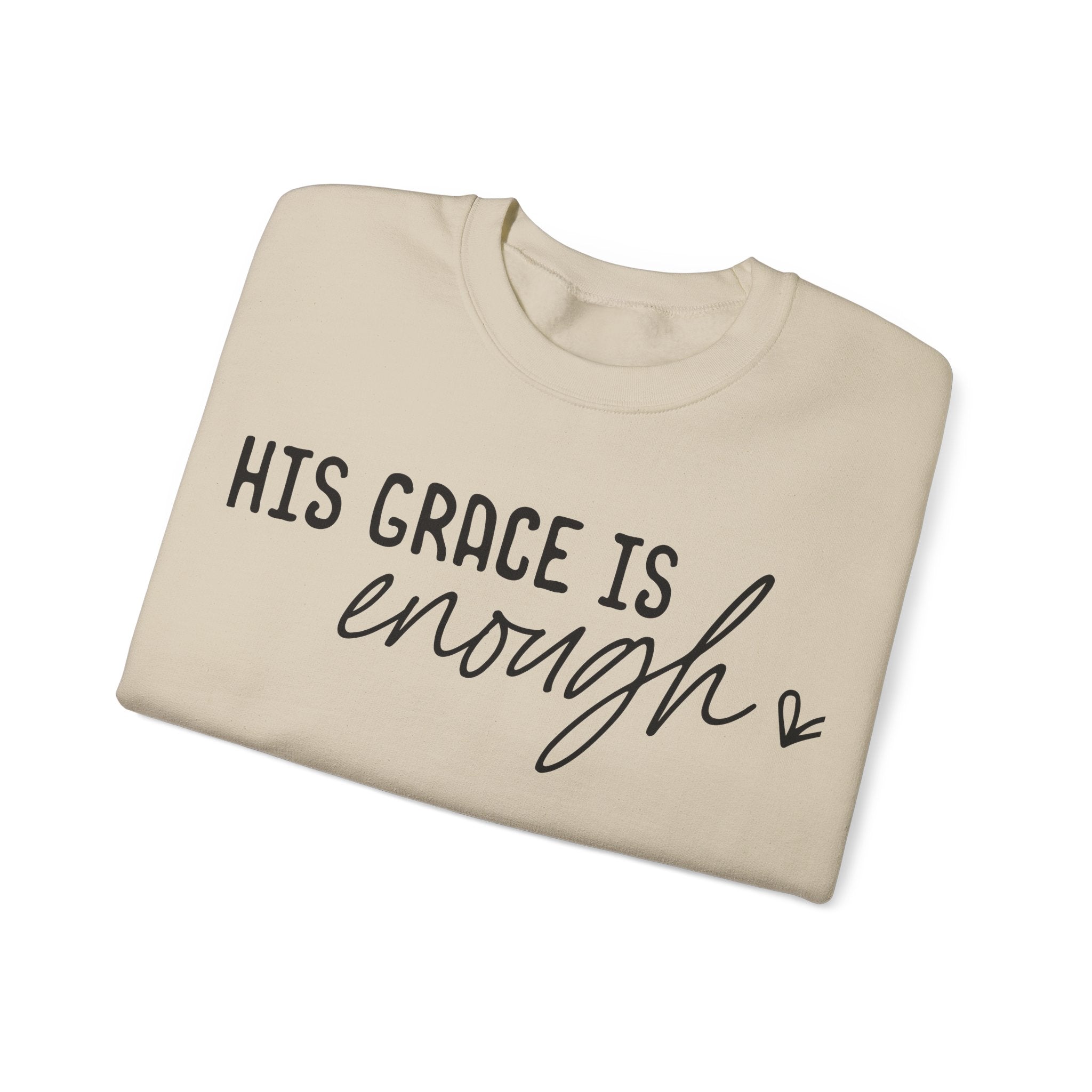 His Grace; Unisex Heavy Blend™ Crewneck Sweatshirt