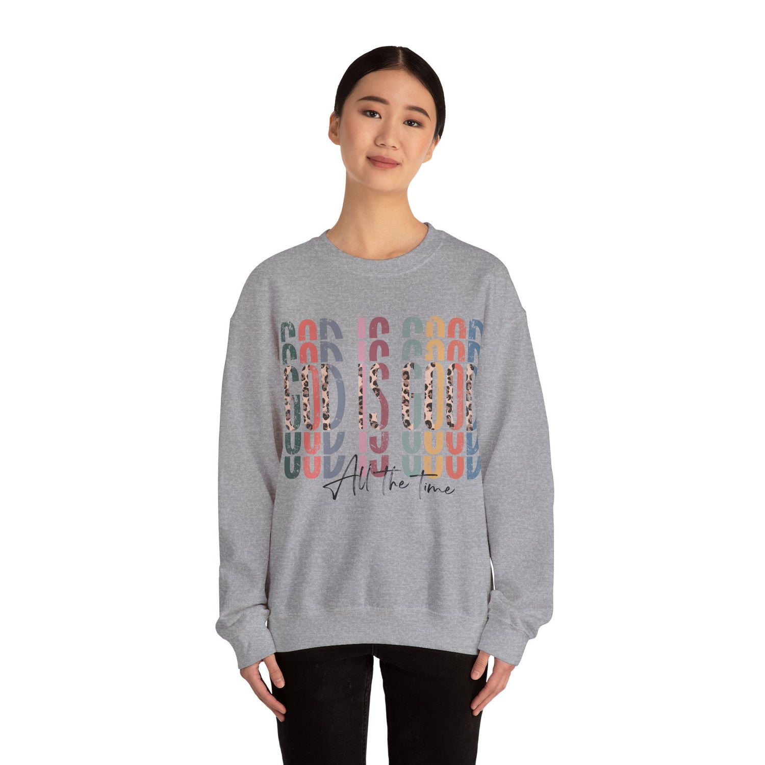 God is good, Unisex Heavy Blend™ Crewneck Sweatshirt