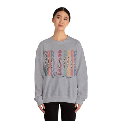 God is good, Unisex Heavy Blend™ Crewneck Sweatshirt