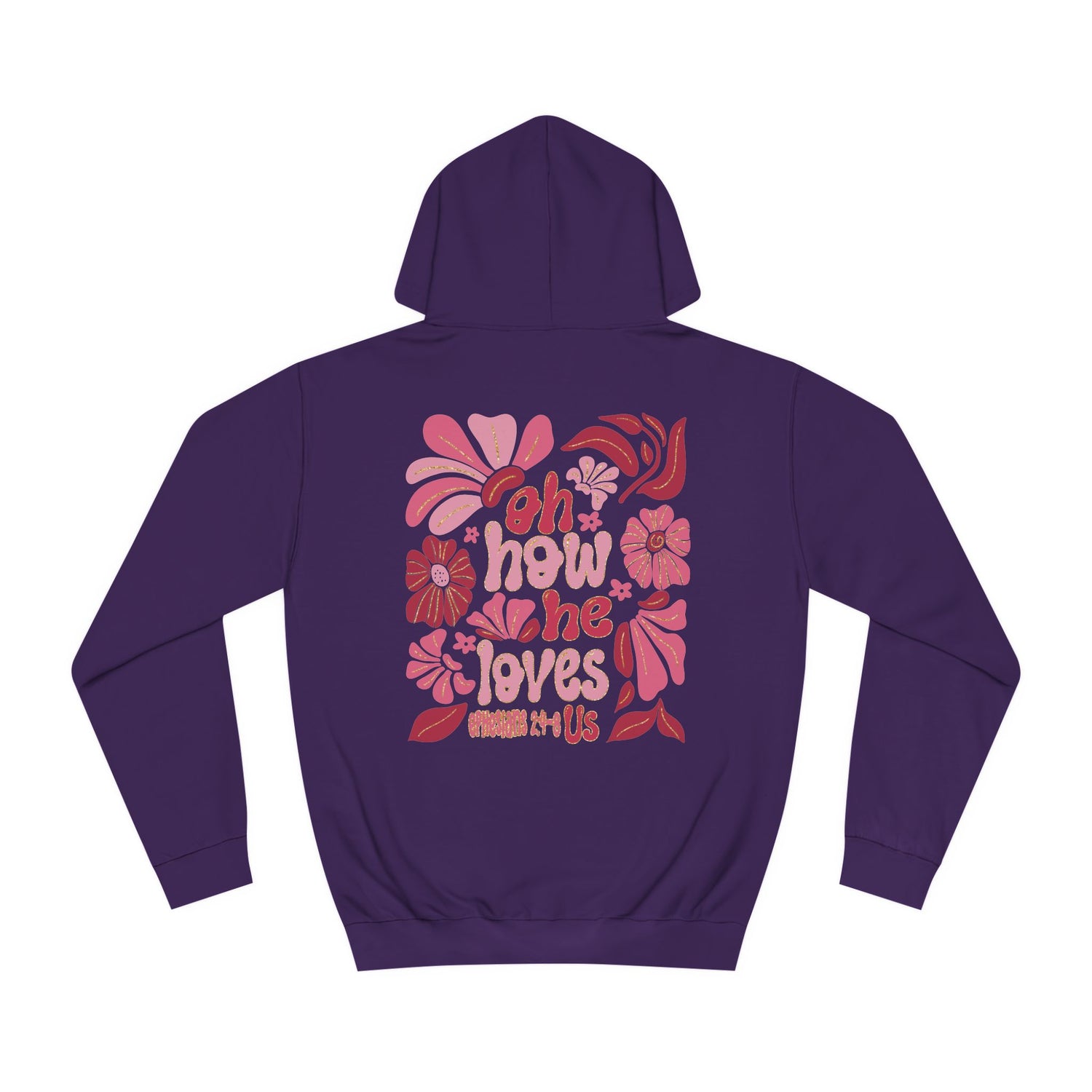 “ How He loves us”, Unisex College Hoodie