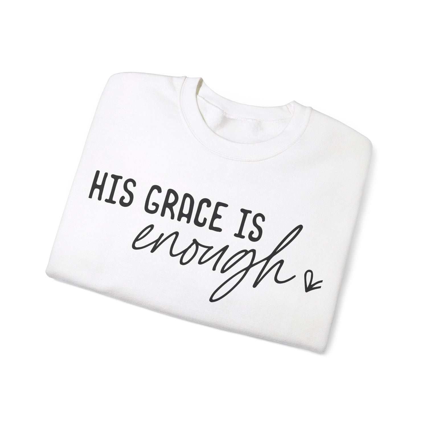 His Grace; Unisex Heavy Blend™ Crewneck Sweatshirt
