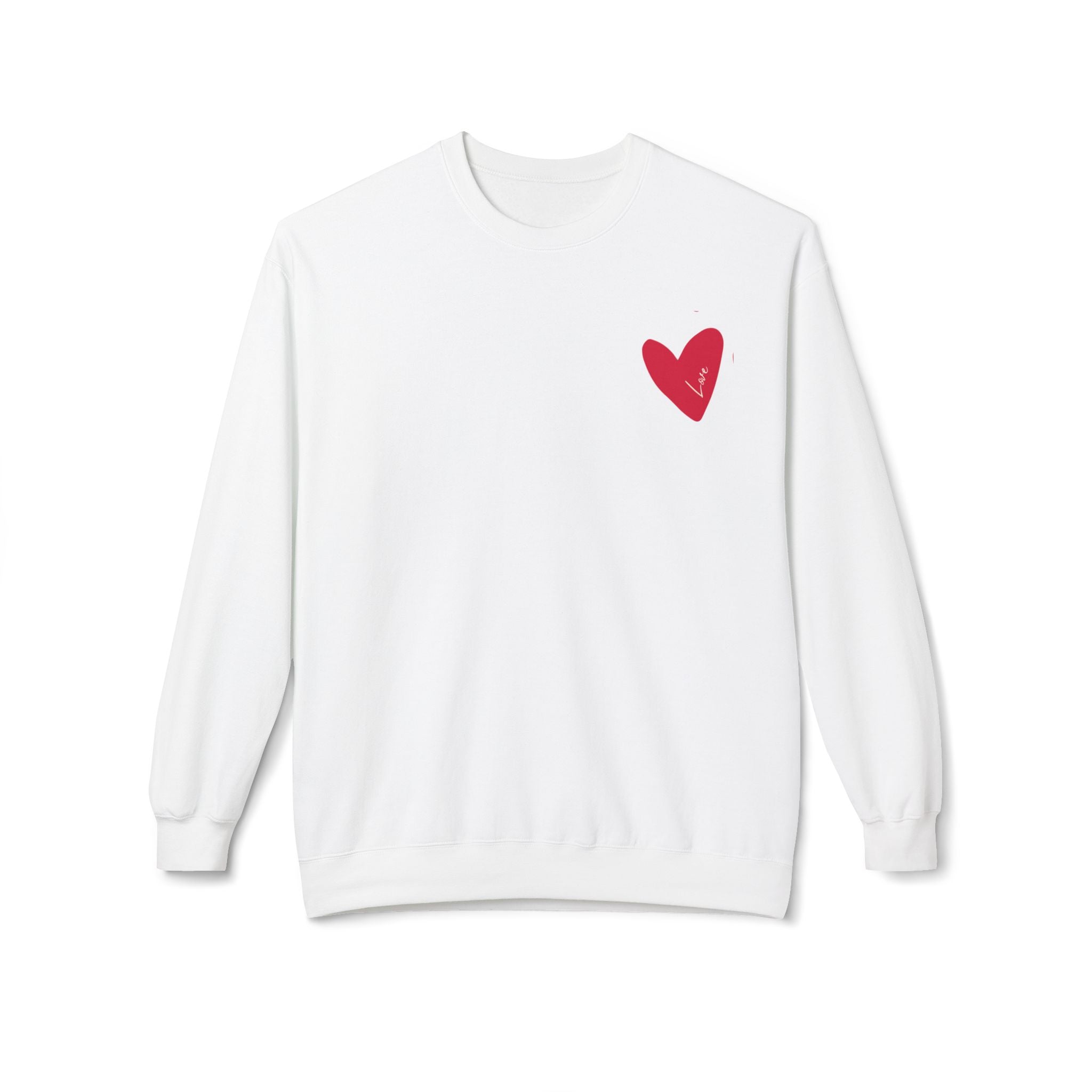 ‘ How He Loves Us”, Unisex Midweight Softstyle Fleece Crewneck Sweatshirt