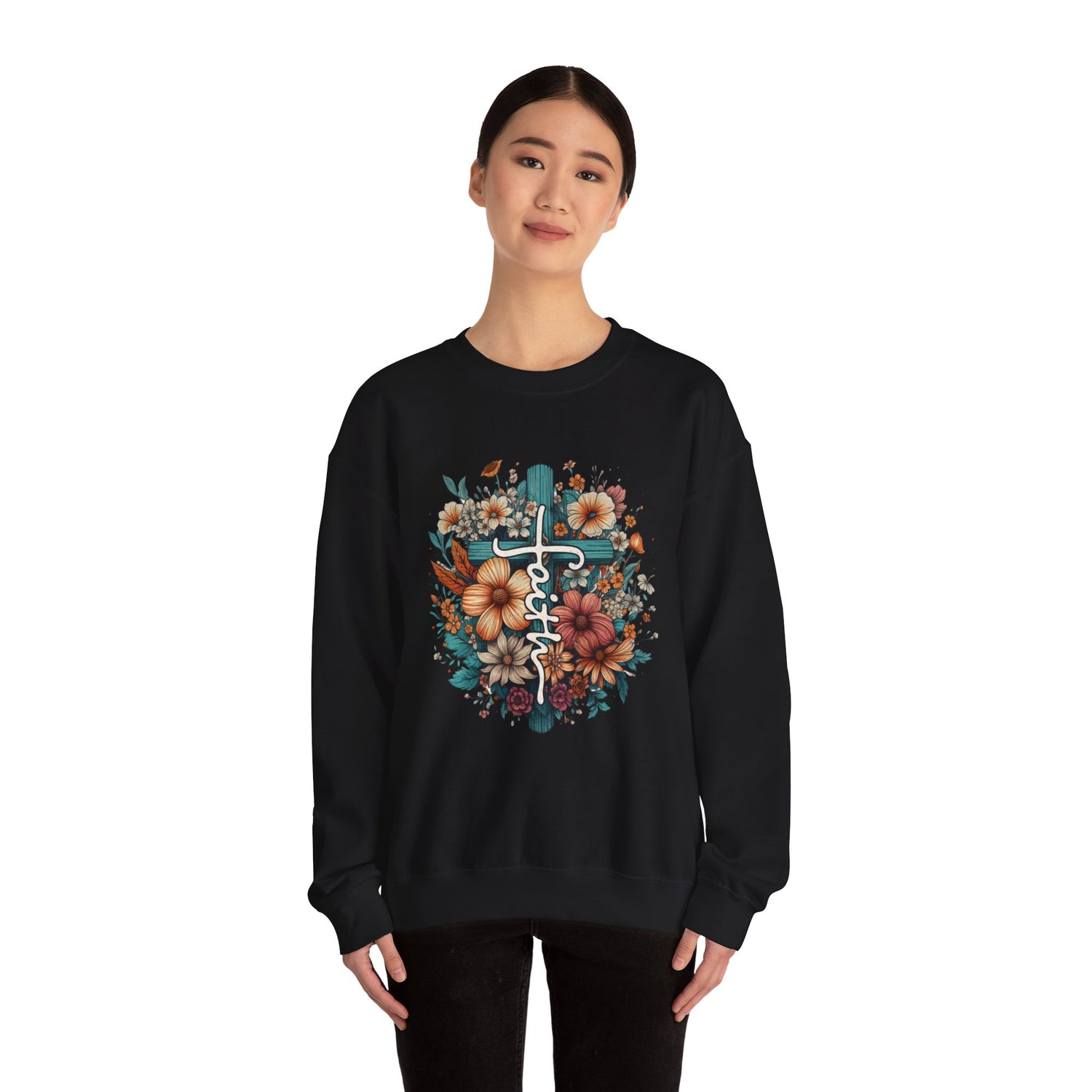 Faith Unisex Heavy Blend™ Crewneck Sweatshirt