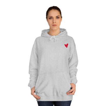 “ How He loves us”, Unisex College Hoodie