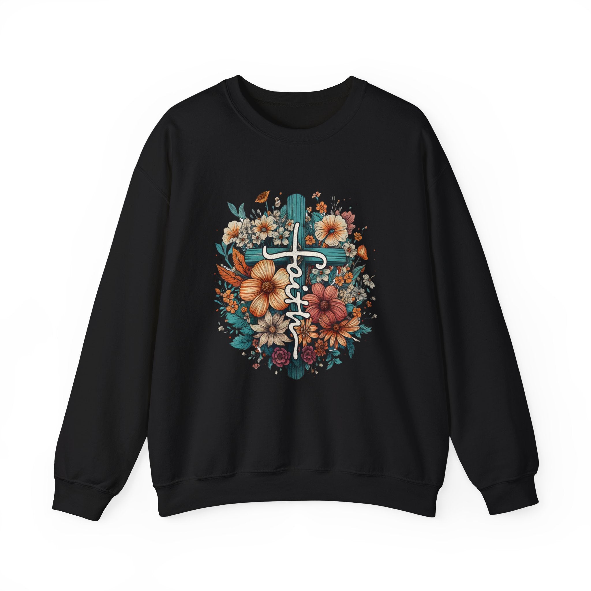 Faith Unisex Heavy Blend™ Crewneck Sweatshirt