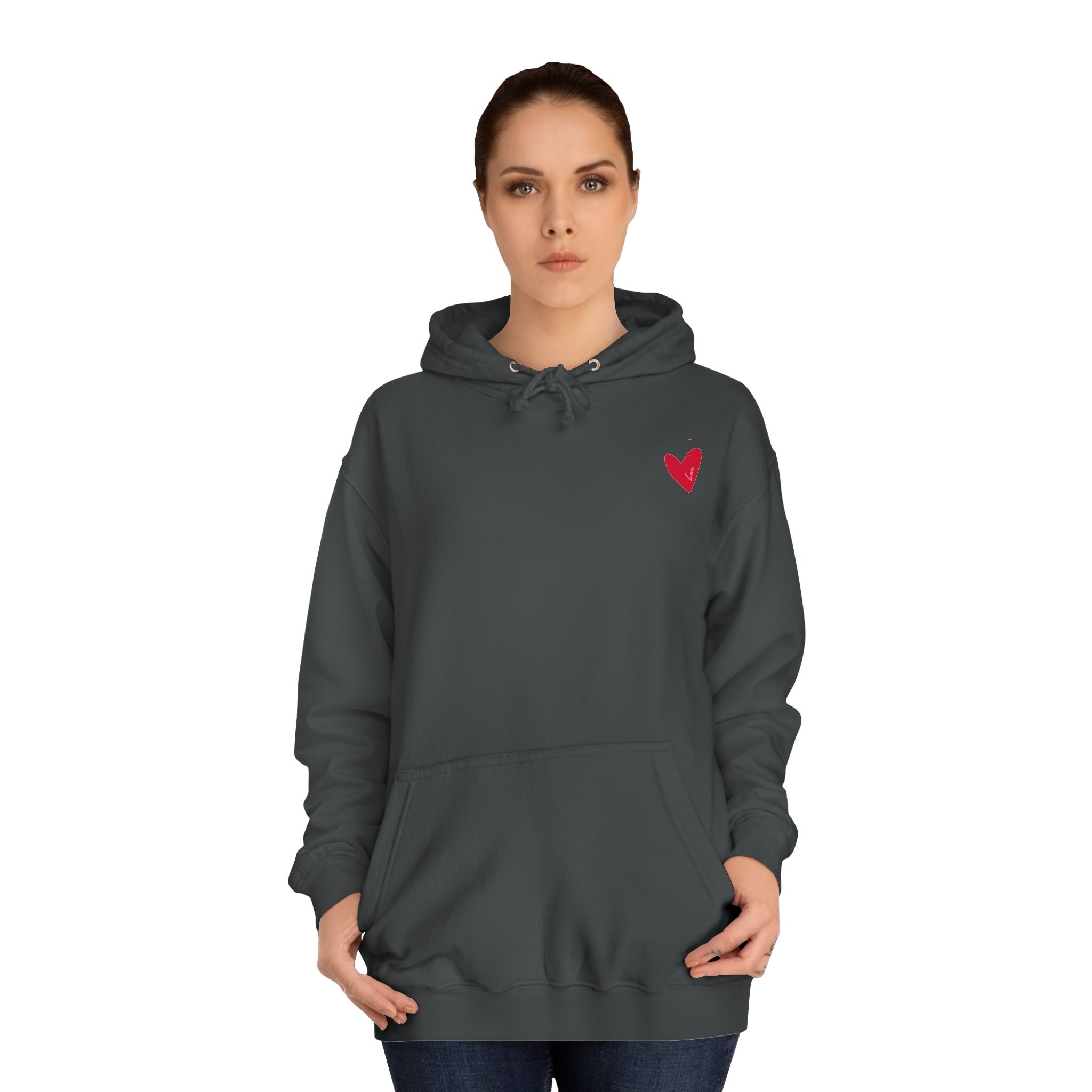 “ How He loves us”, Unisex College Hoodie