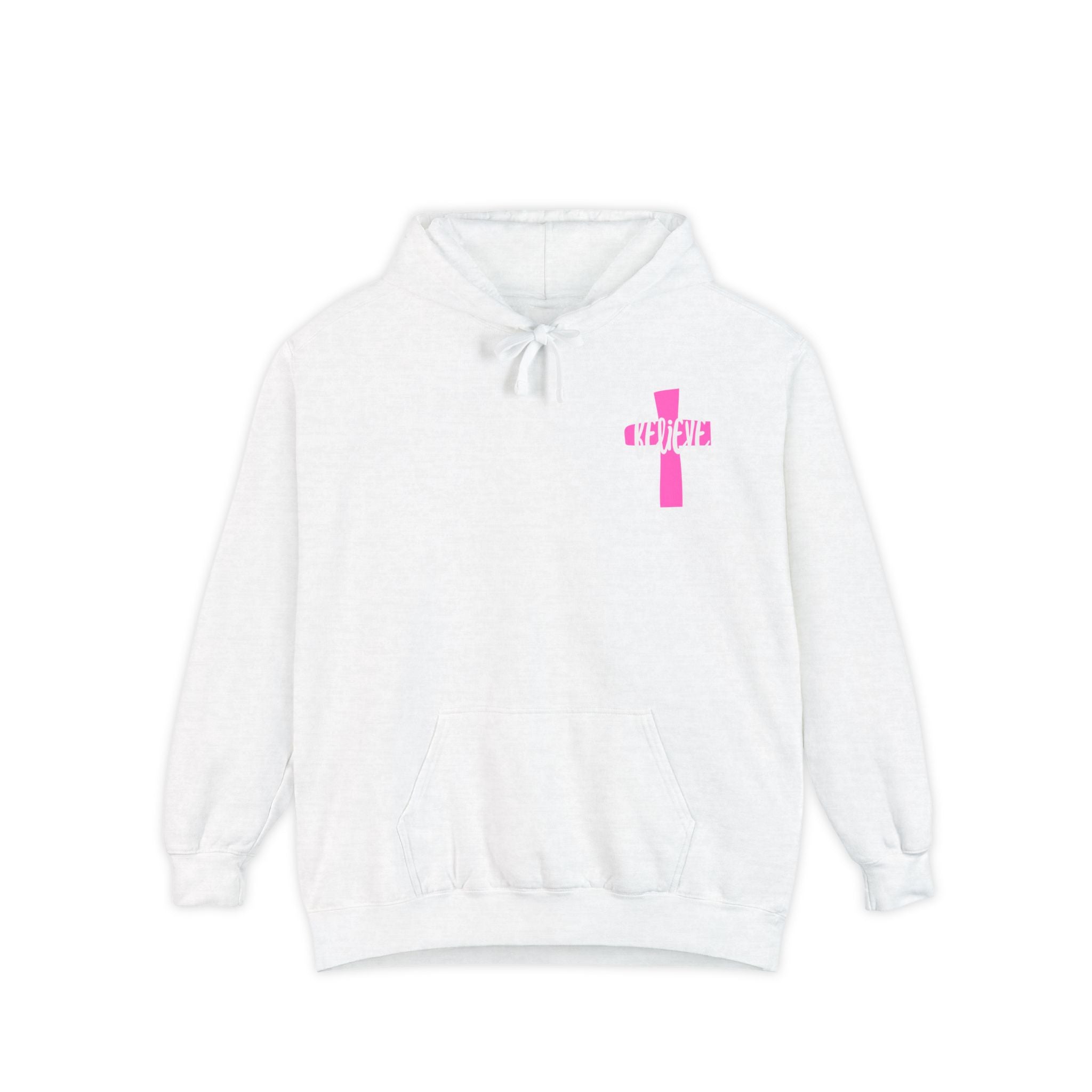 ‘’ walk by Faith” Unisex Garment-Dyed Hoodie