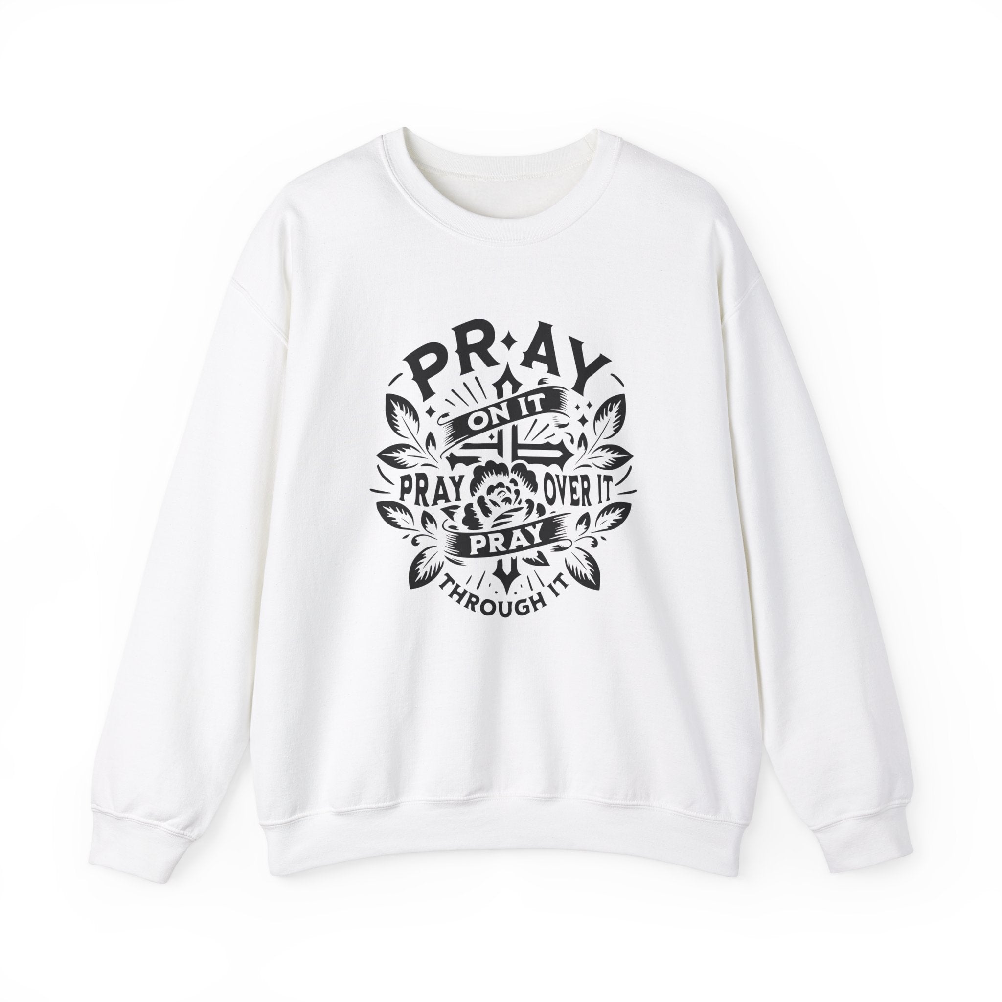 Pray over it Unisex Heavy Blend™ Crewneck Sweatshirt