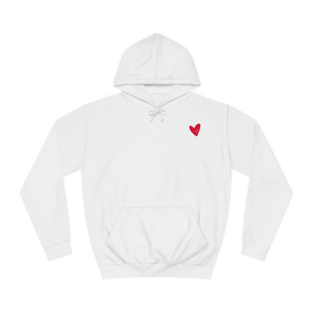 “ How He loves us”, Unisex College Hoodie