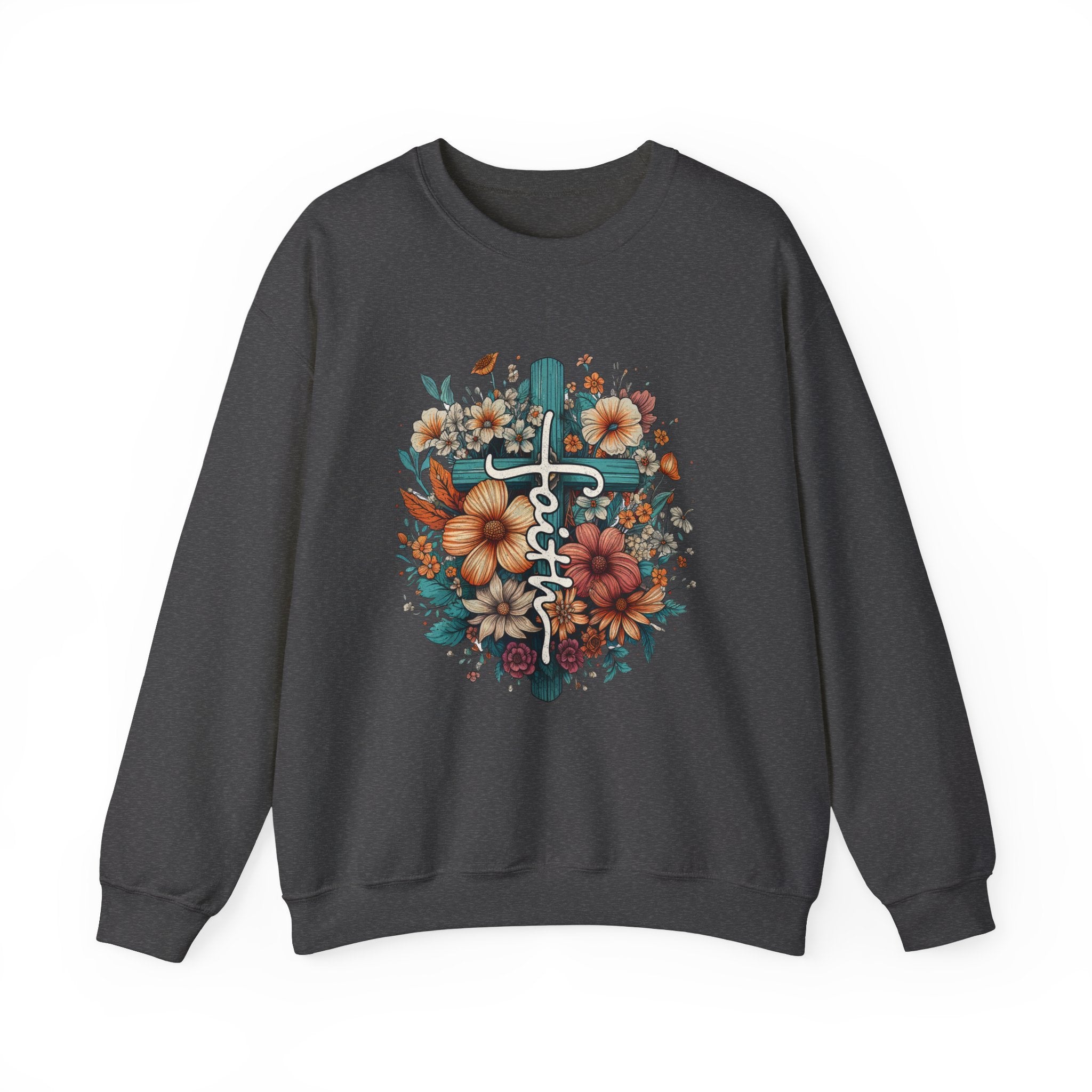 Faith Unisex Heavy Blend™ Crewneck Sweatshirt