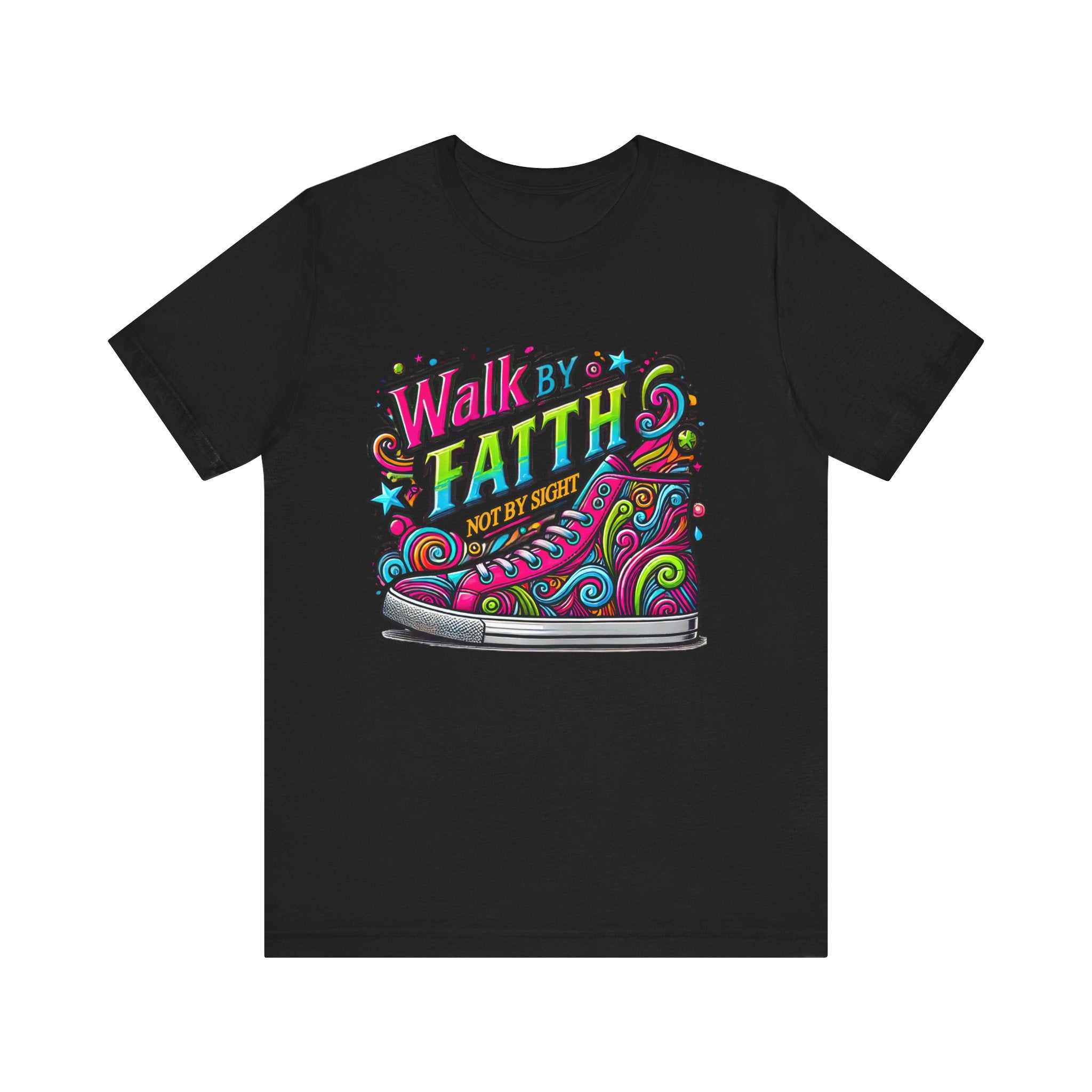 Unisex Jersey Short Sleeve Tee ‘Walk by faith”