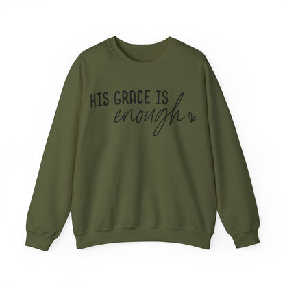 His Grace; Unisex Heavy Blend™ Crewneck Sweatshirt