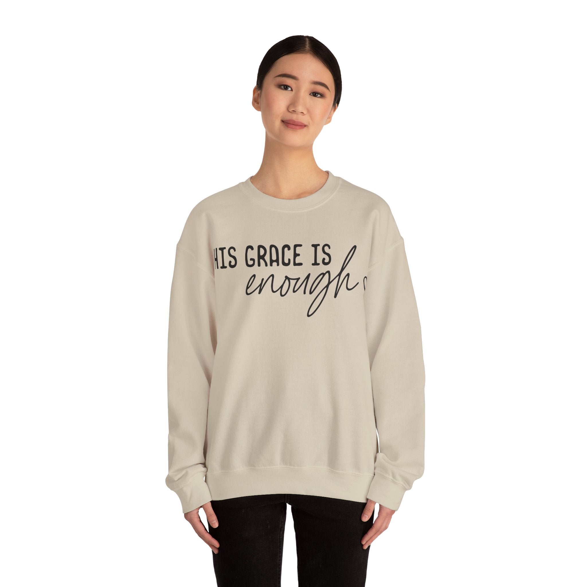 His Grace; Unisex Heavy Blend™ Crewneck Sweatshirt