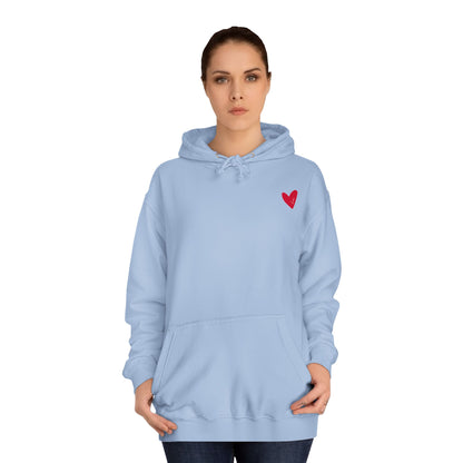 “ How He loves us”, Unisex College Hoodie