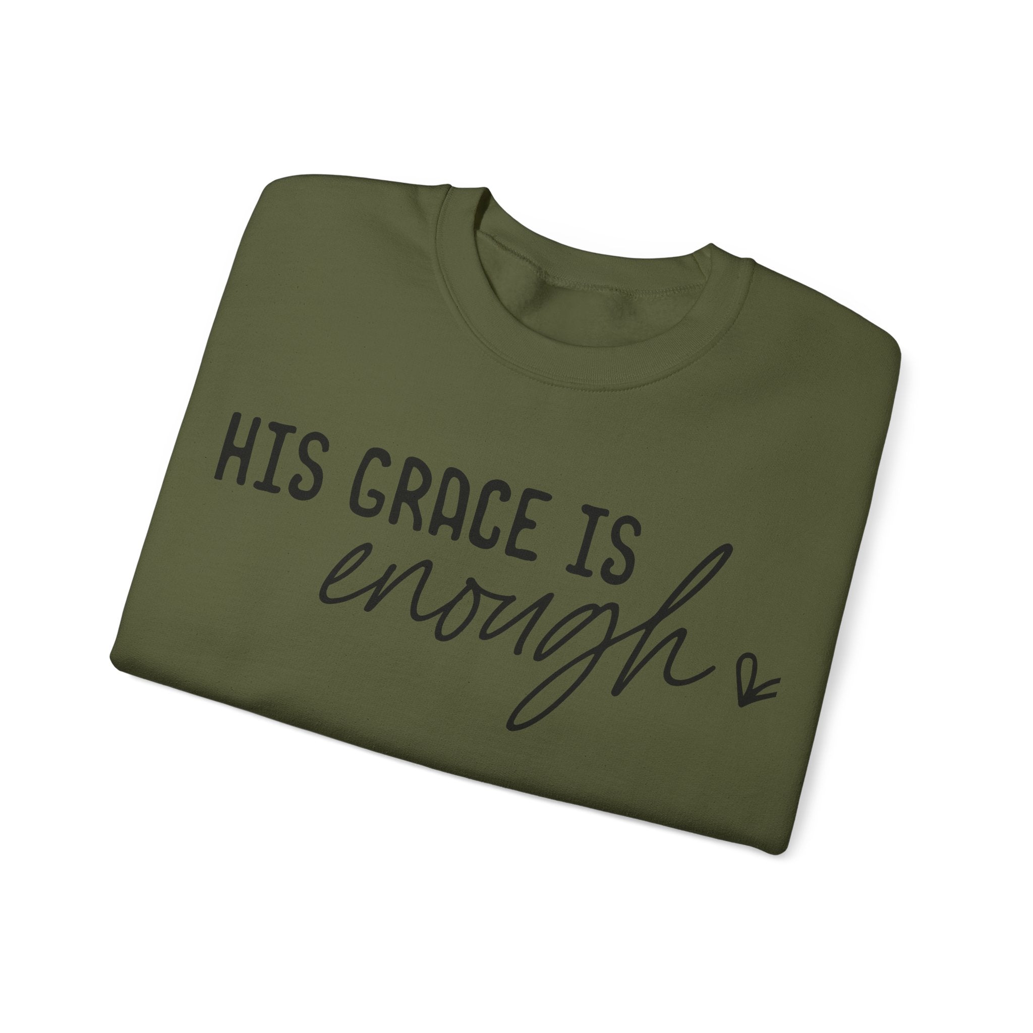 His Grace; Unisex Heavy Blend™ Crewneck Sweatshirt